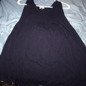 Navy blue tank top